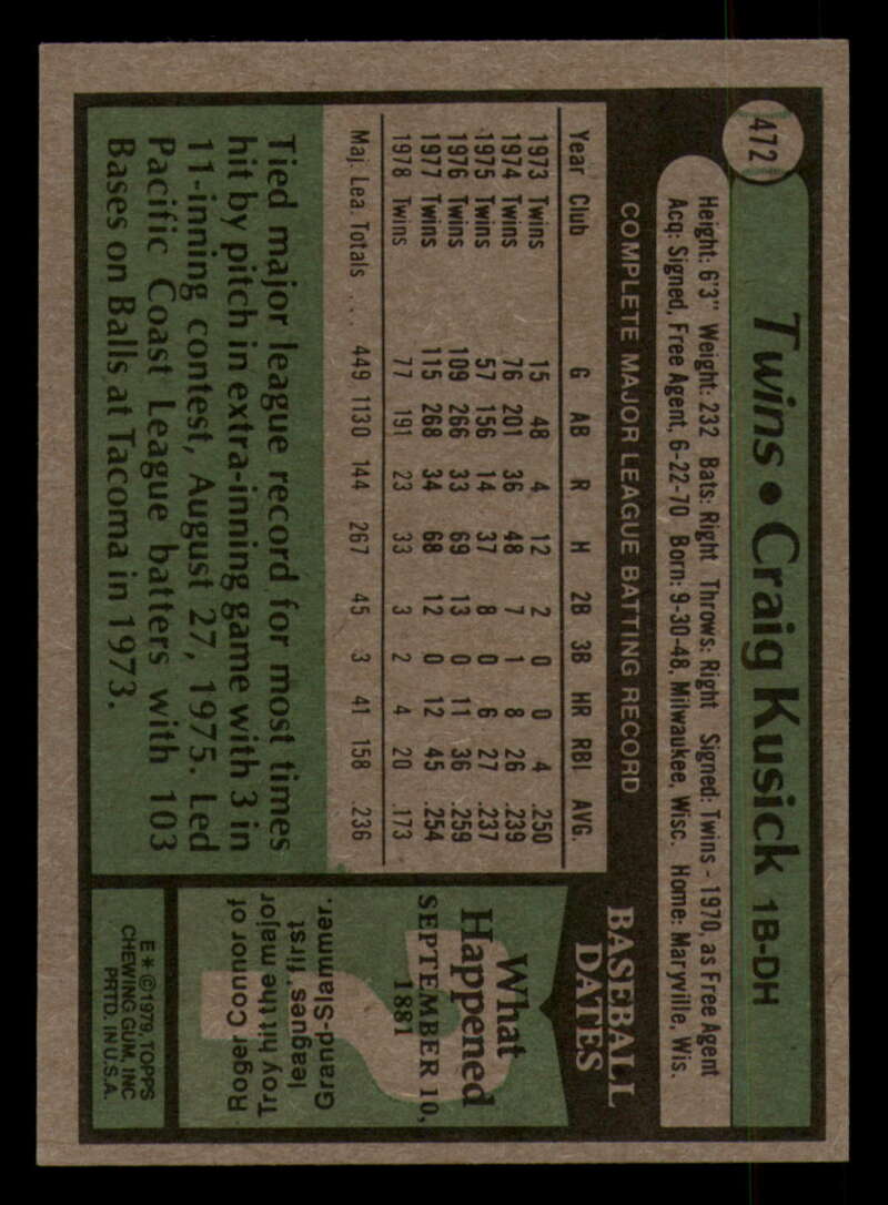 1979 Topps Baseball #451  to  #500 - Complete your set - Pick your card - Picture 227 of 489