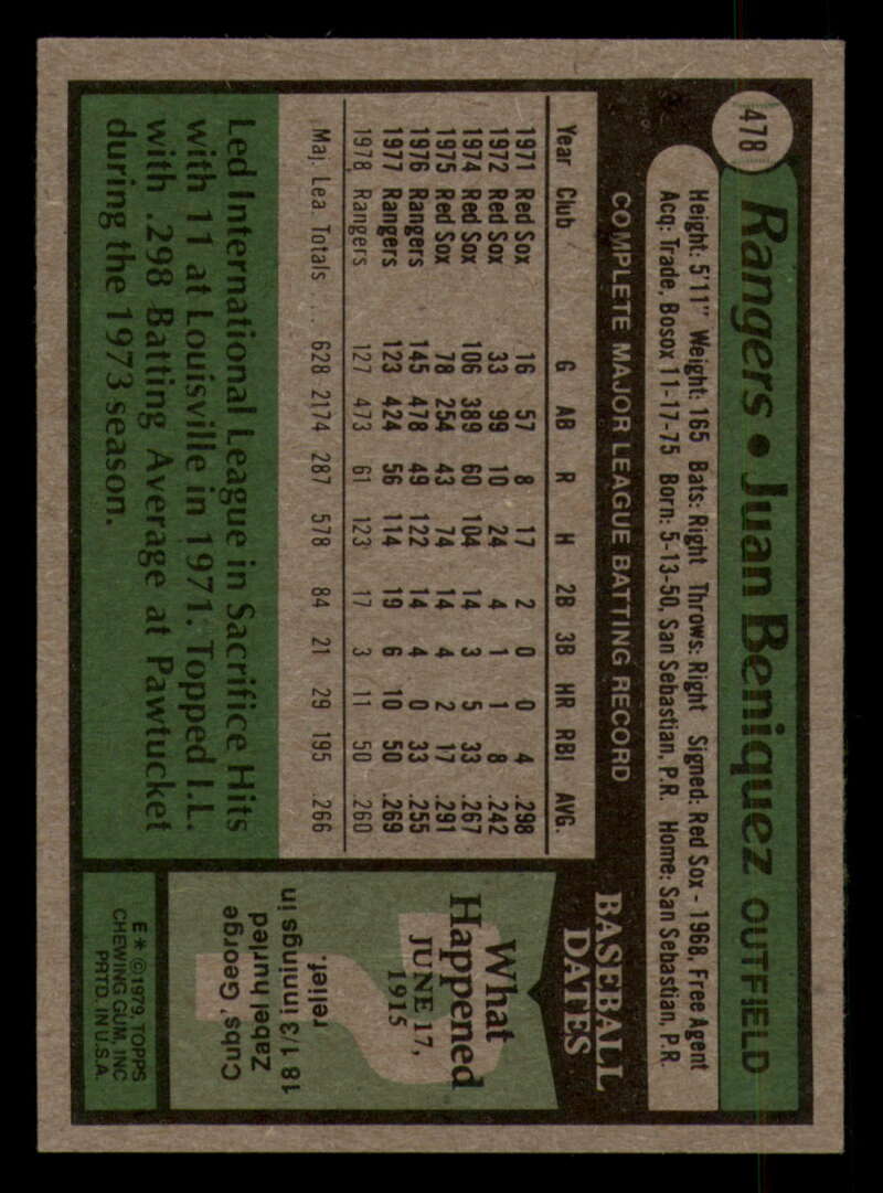 1979 Topps Baseball #451  to  #500 - Complete your set - Pick your card - Picture 285 of 489