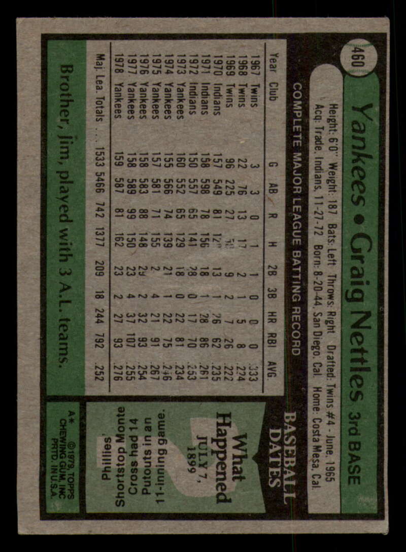 1979 Topps Baseball #451  to  #500 - Complete your set - Pick your card - Picture 101 of 489