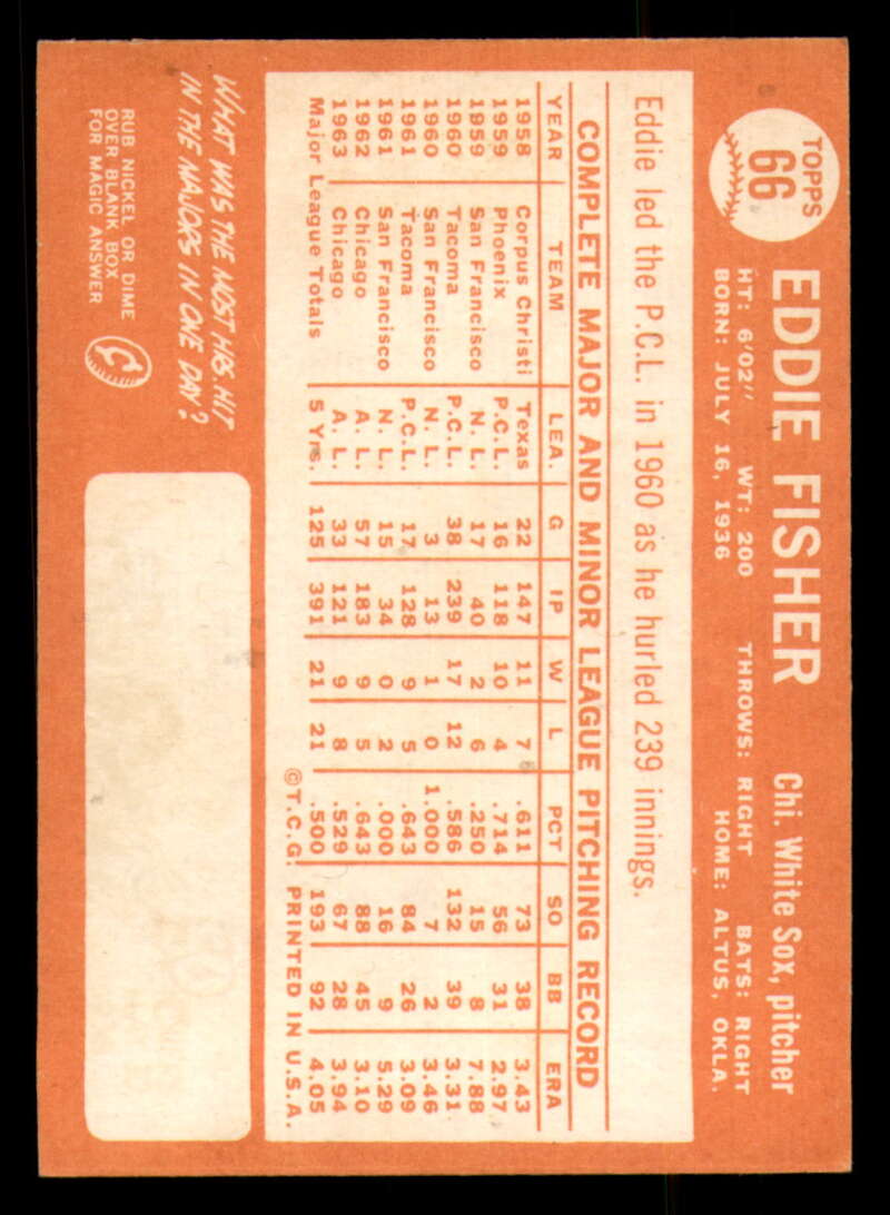 1964 Topps Baseball #3 - #130 - Complete your set - Pick your card - Picture 181 of 465