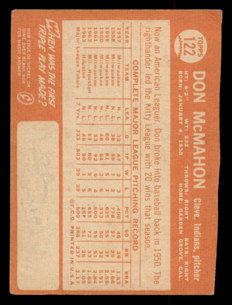 1964 Topps Baseball #3 - #130 - Complete your set - Pick your card - Picture 431 of 465