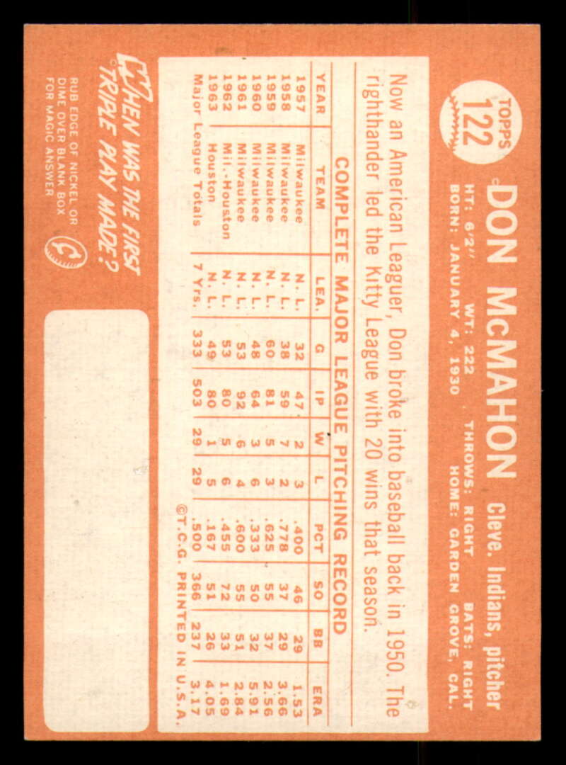 1964 Topps Baseball #3 - #130 - Complete your set - Pick your card - Picture 433 of 465