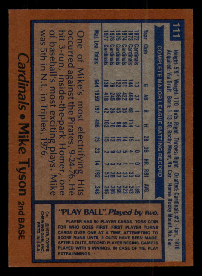1978 Topps Baseball #111 - #160 - Complete your set - Pick your card - Picture 11 of 489