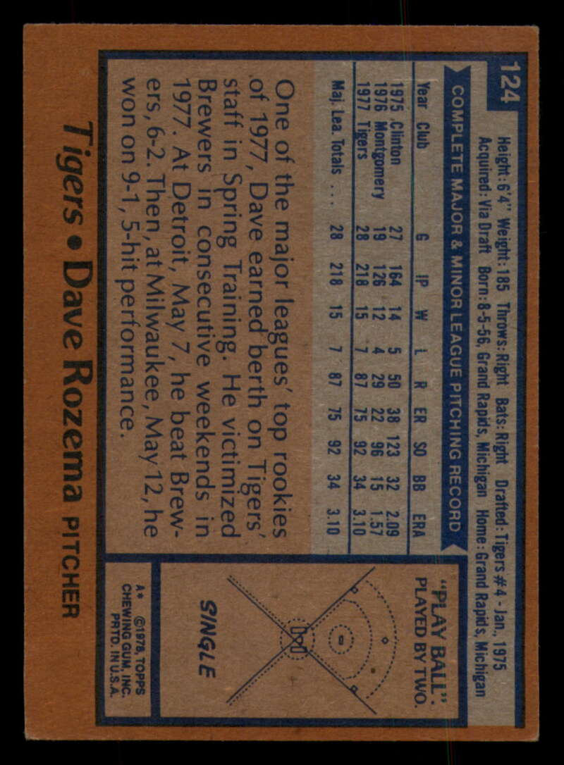 1978 Topps Baseball #111 - #160 - Complete your set - Pick your card - Picture 131 of 489