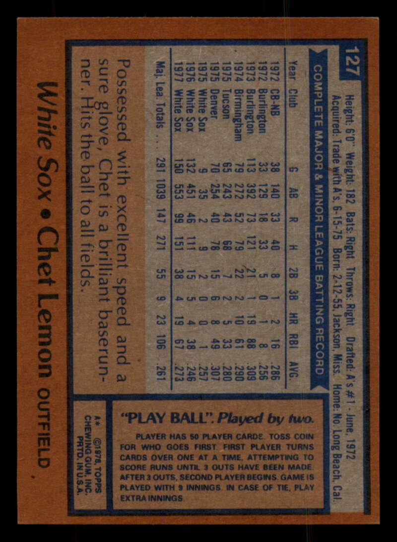 1978 Topps Baseball #111 - #160 - Complete your set - Pick your card - Picture 163 of 489