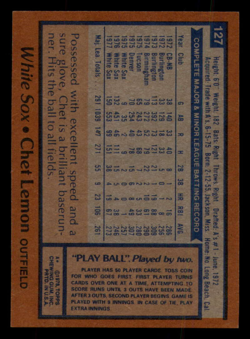 1978 Topps Baseball #111 - #160 - Complete your set - Pick your card - Picture 165 of 489