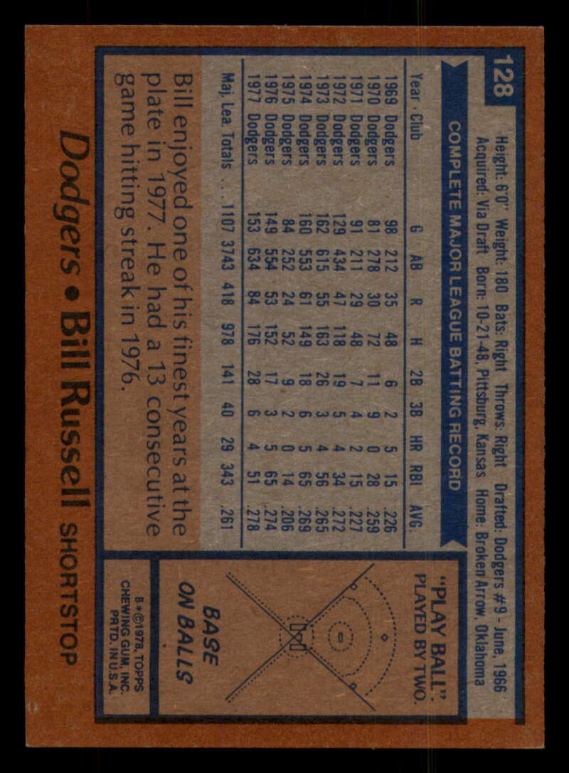 1978 Topps Baseball #111 - #160 - Complete your set - Pick your card - Picture 173 of 489