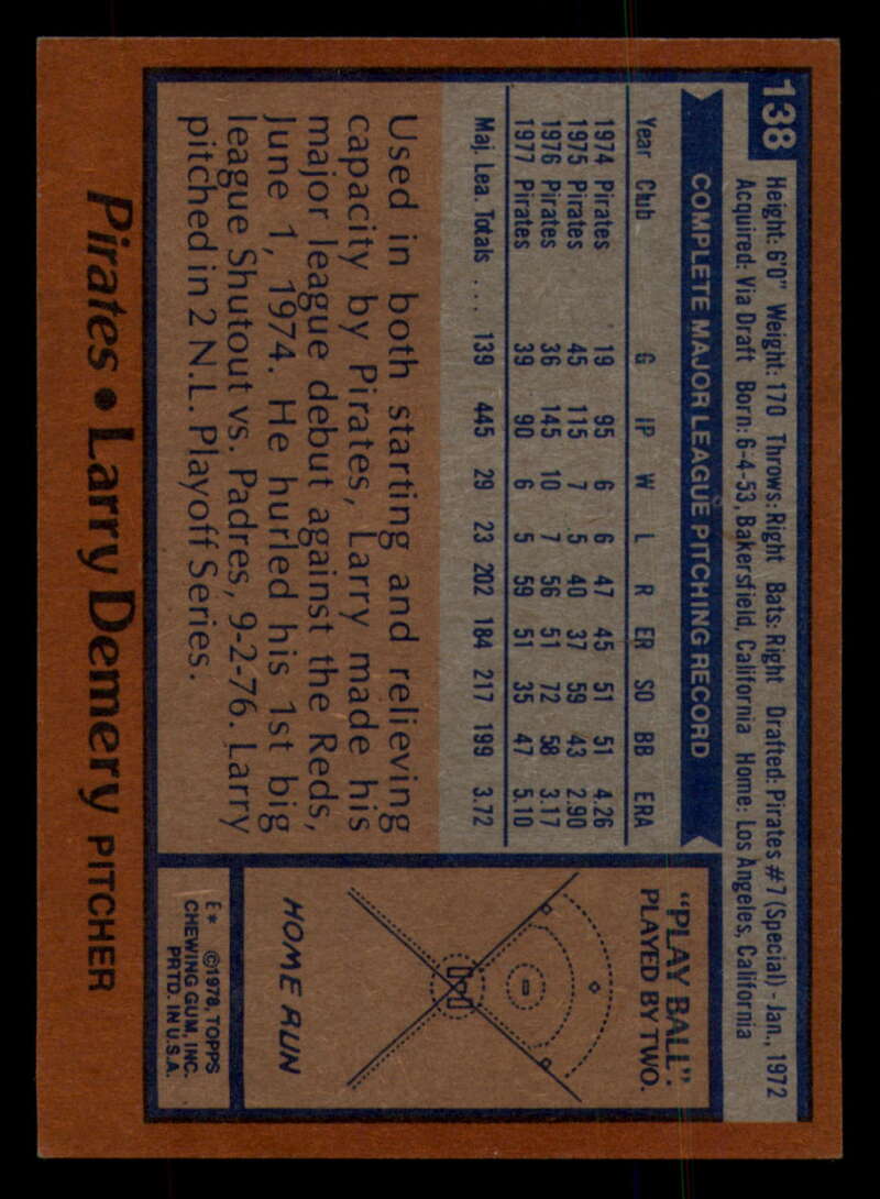 1978 Topps Baseball #111 - #160 - Complete your set - Pick your card - Picture 275 of 489