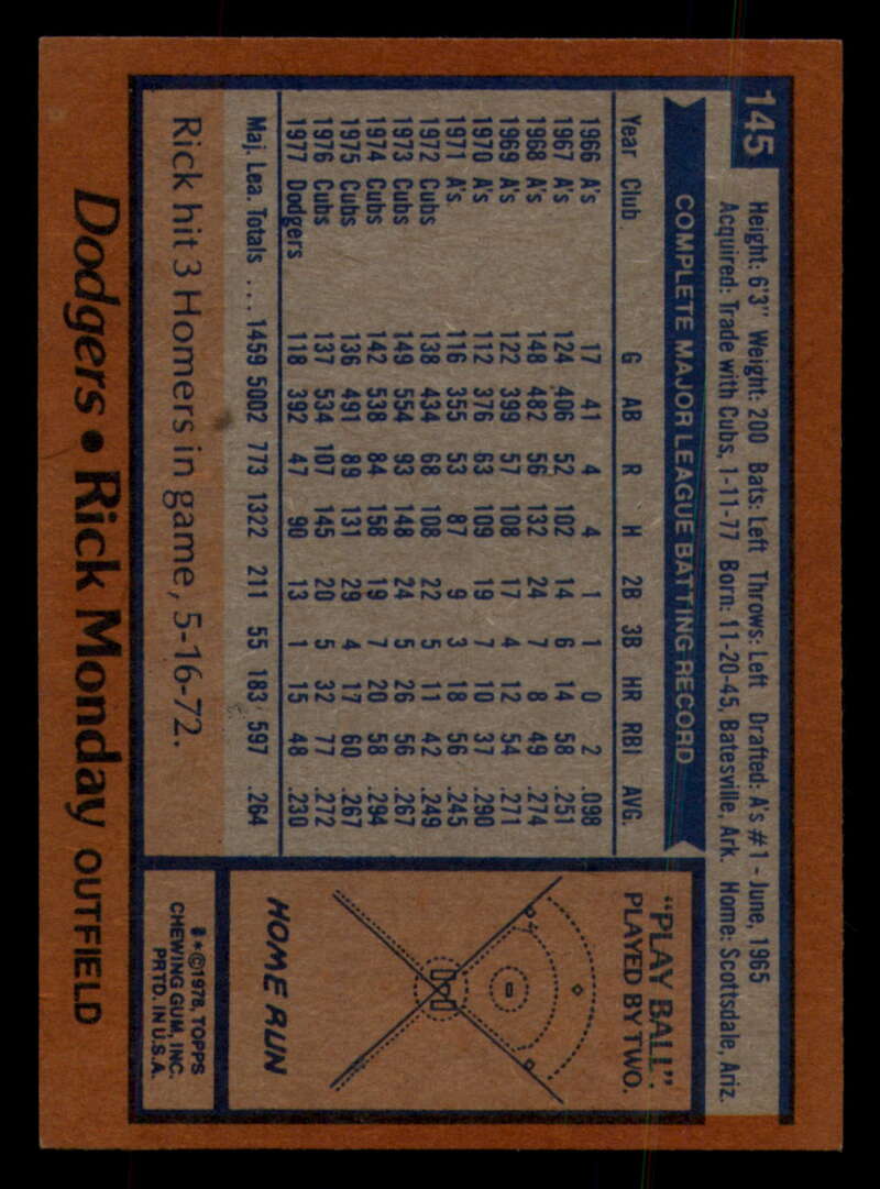 1978 Topps Baseball #111 - #160 - Complete your set - Pick your card - Picture 337 of 489