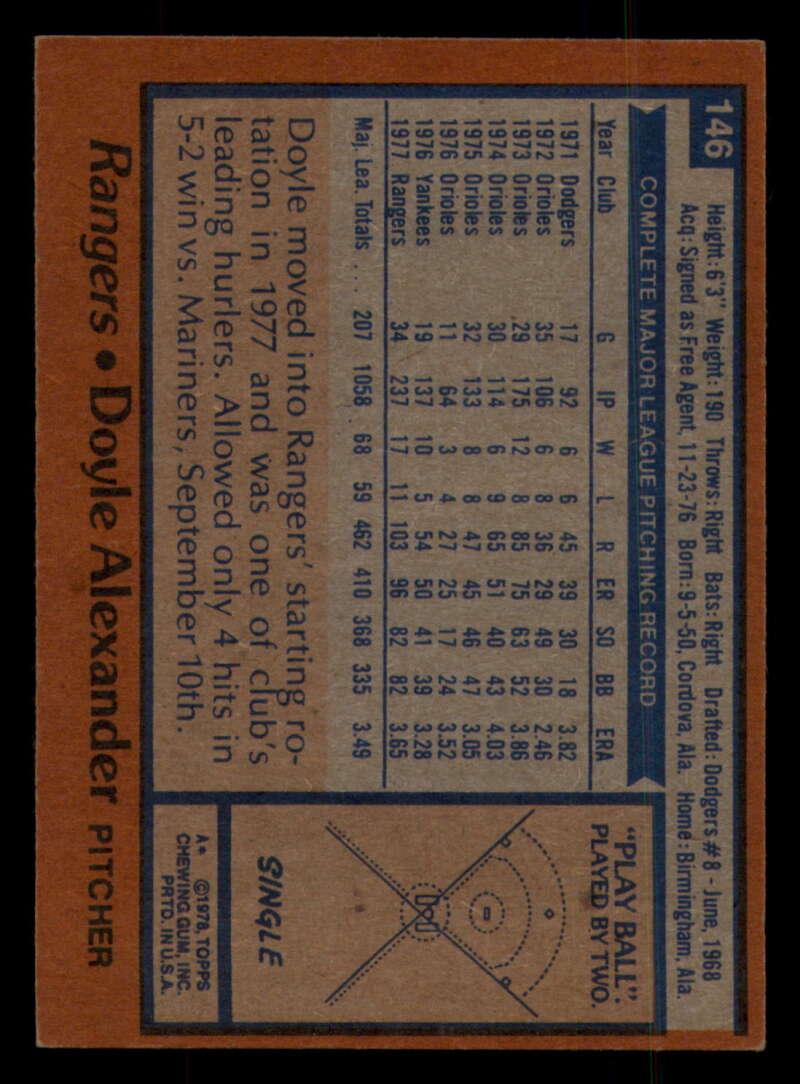 1978 Topps Baseball #111 - #160 - Complete your set - Pick your card - Picture 351 of 489