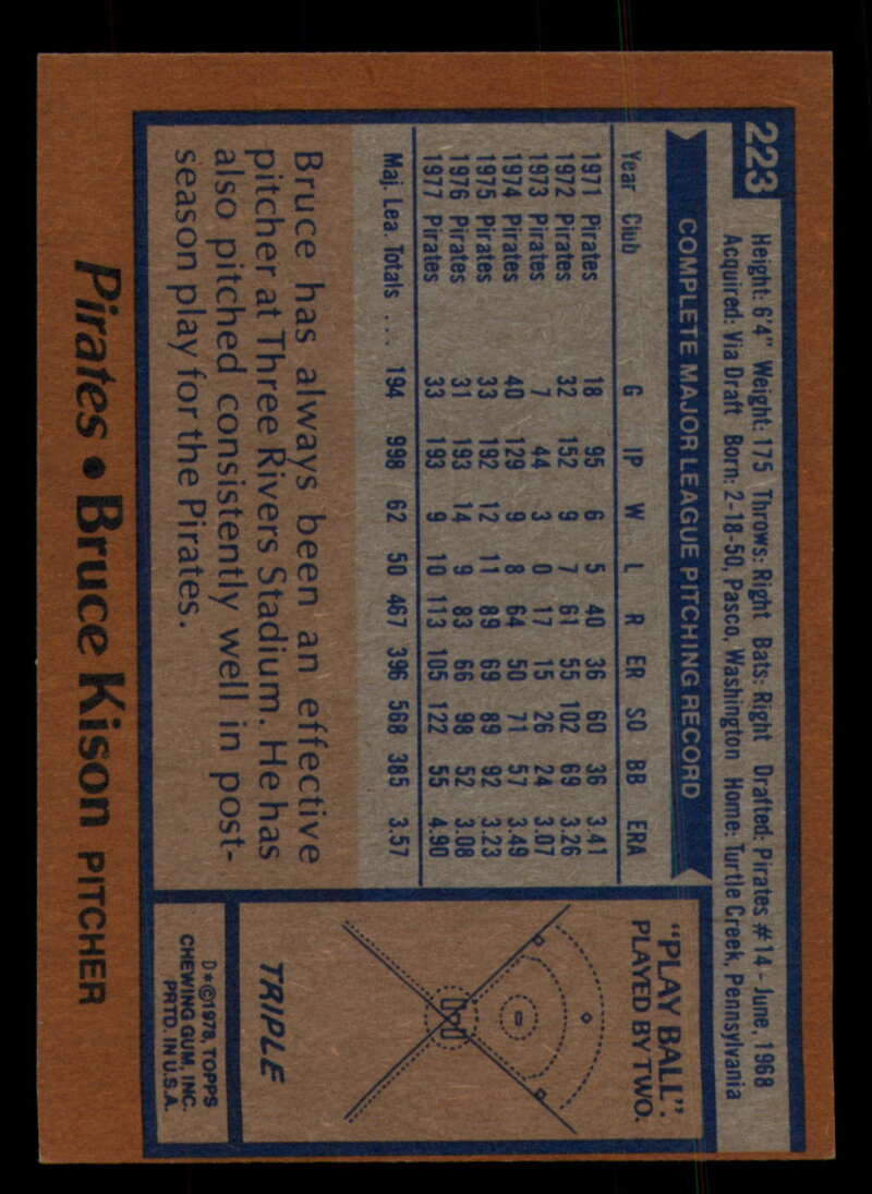 1978 Topps Baseball #216 - #265 - Complete your set - Pick your card - Picture 81 of 497