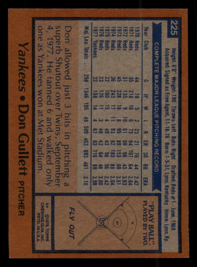 1978 Topps Baseball #216 - #265 - Complete your set - Pick your card - Picture 97 of 497