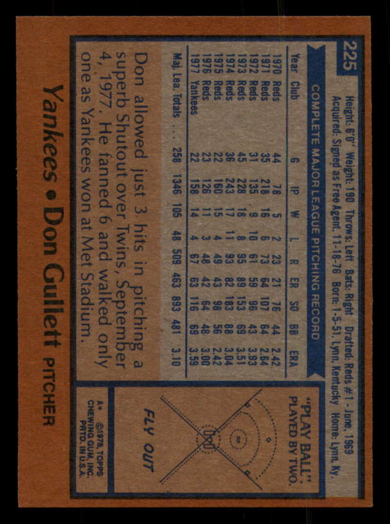 1978 Topps Baseball #216 - #265 - Complete your set - Pick your card - Picture 99 of 497