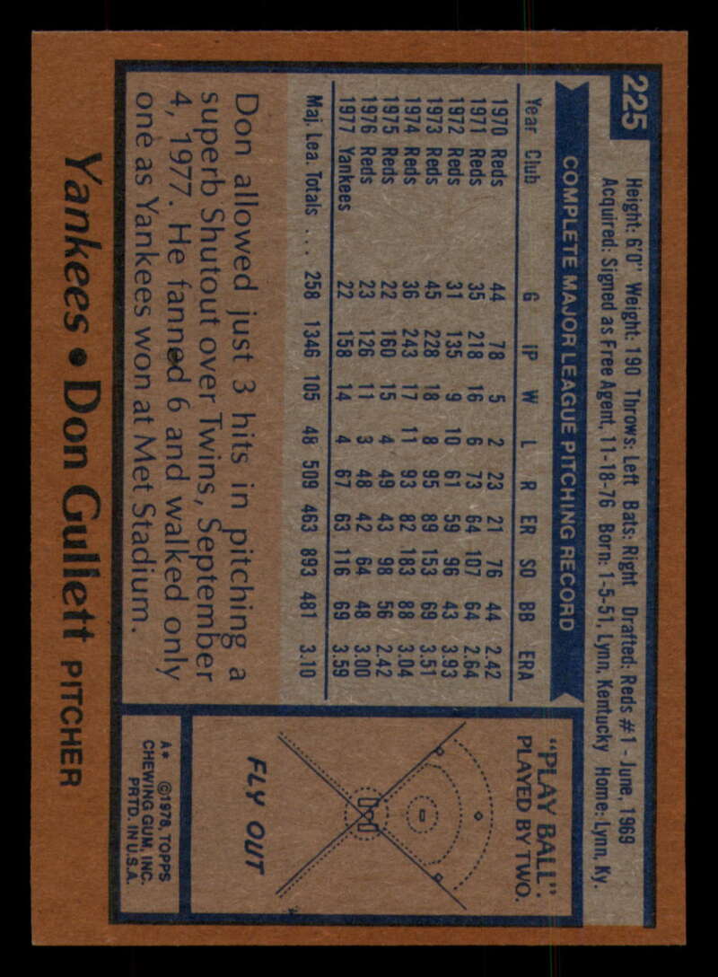 1978 Topps Baseball #216 - #265 - Complete your set - Pick your card - Picture 101 of 497