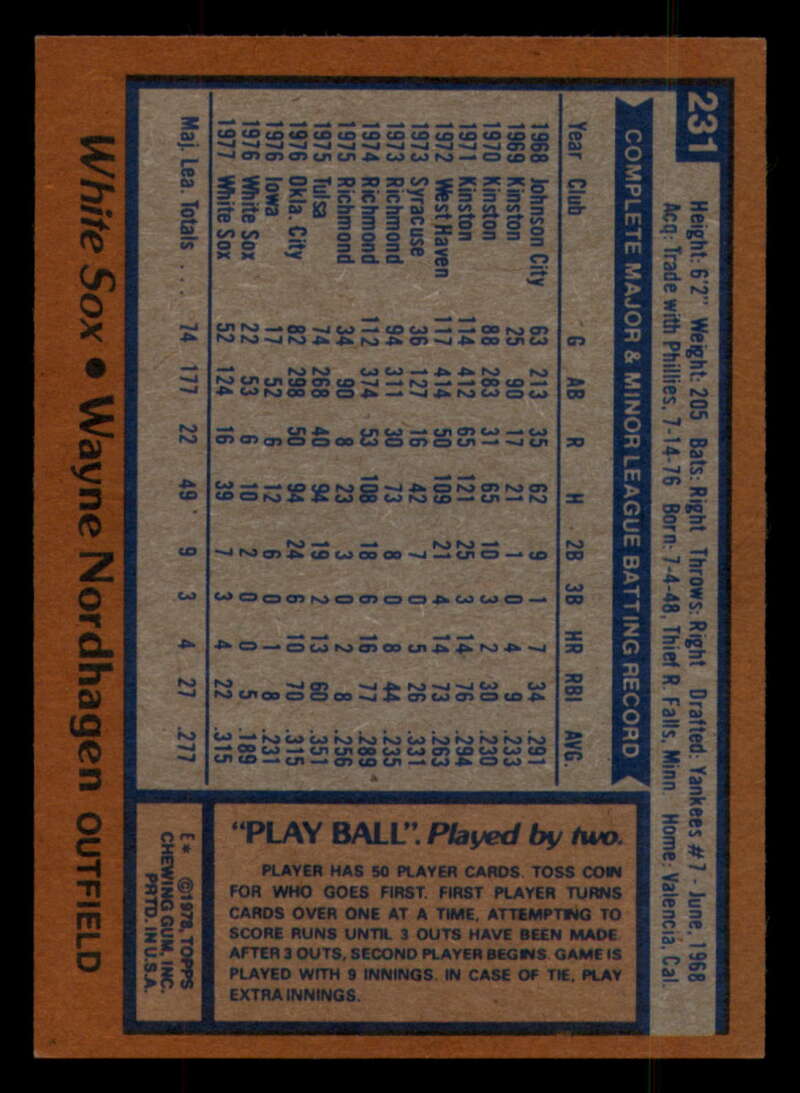 1978 Topps Baseball #216 - #265 - Complete your set - Pick your card - Picture 161 of 497