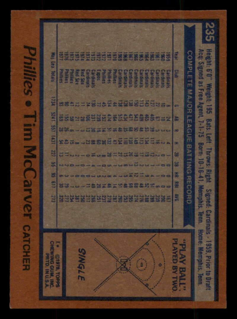 1978 Topps Baseball #216 - #265 - Complete your set - Pick your card - Picture 197 of 497