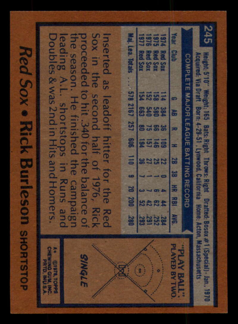 1978 Topps Baseball #216 - #265 - Complete your set - Pick your card - Picture 303 of 497