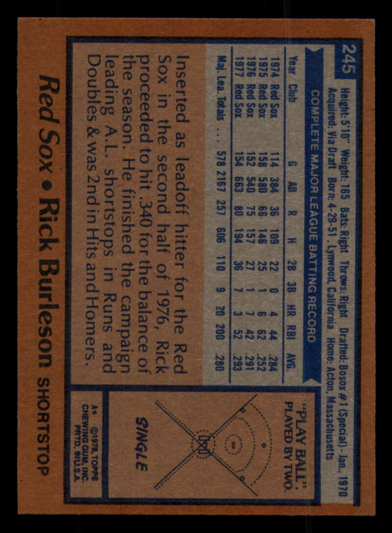 1978 Topps Baseball #216 - #265 - Complete your set - Pick your card - Picture 305 of 497