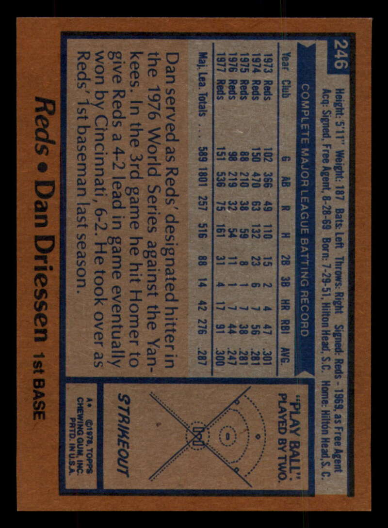 1978 Topps Baseball #216 - #265 - Complete your set - Pick your card - Picture 313 of 497