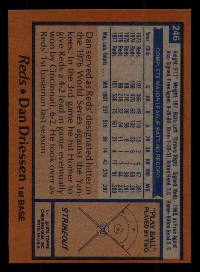 1978 Topps Baseball #216 - #265 - Complete your set - Pick your card - Picture 315 of 497