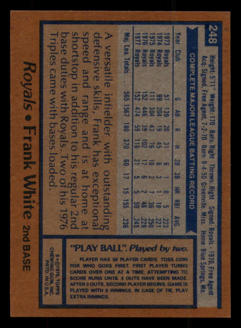 1978 Topps Baseball #216 - #265 - Complete your set - Pick your card - Picture 335 of 497