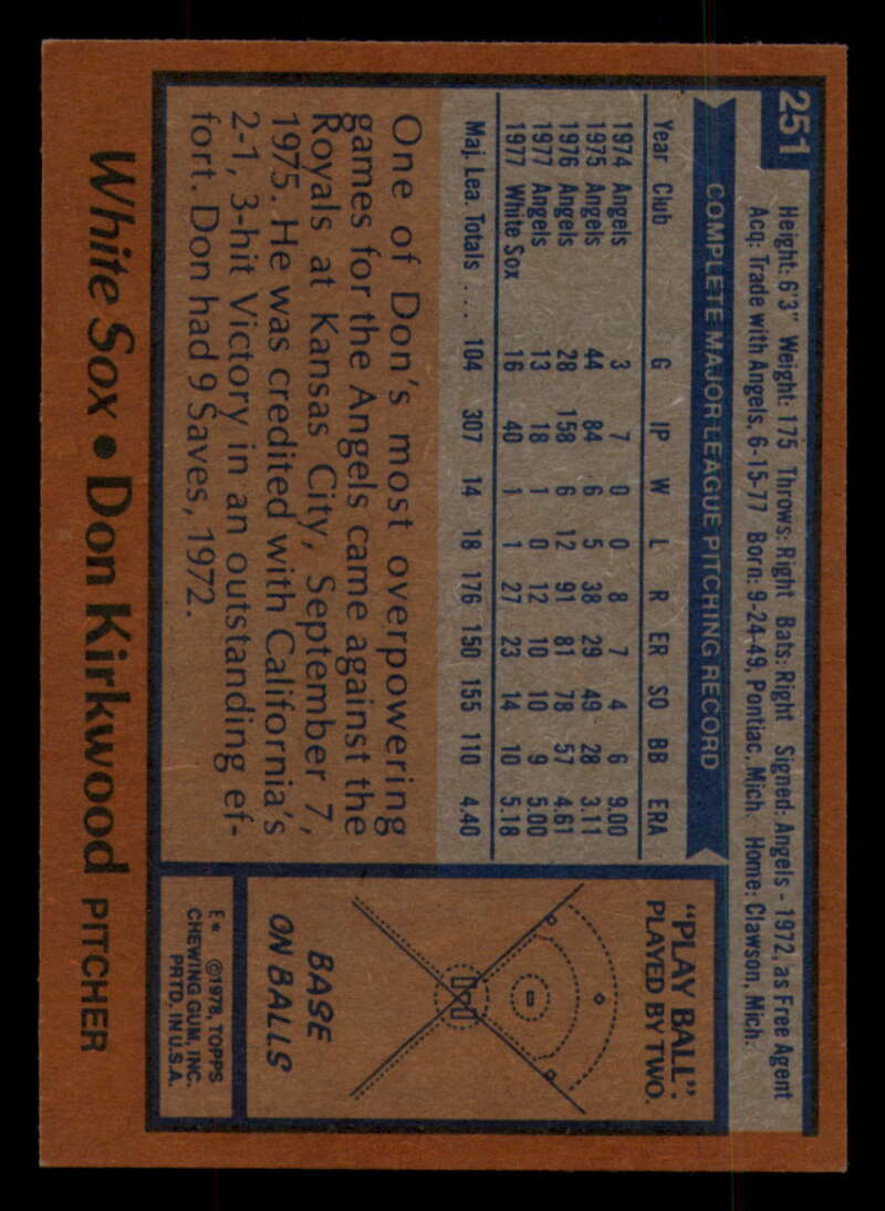 1978 Topps Baseball #216 - #265 - Complete your set - Pick your card - Picture 363 of 497