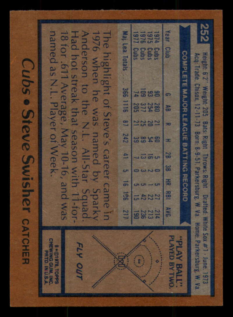 1978 Topps Baseball #216 - #265 - Complete your set - Pick your card - Picture 373 of 497