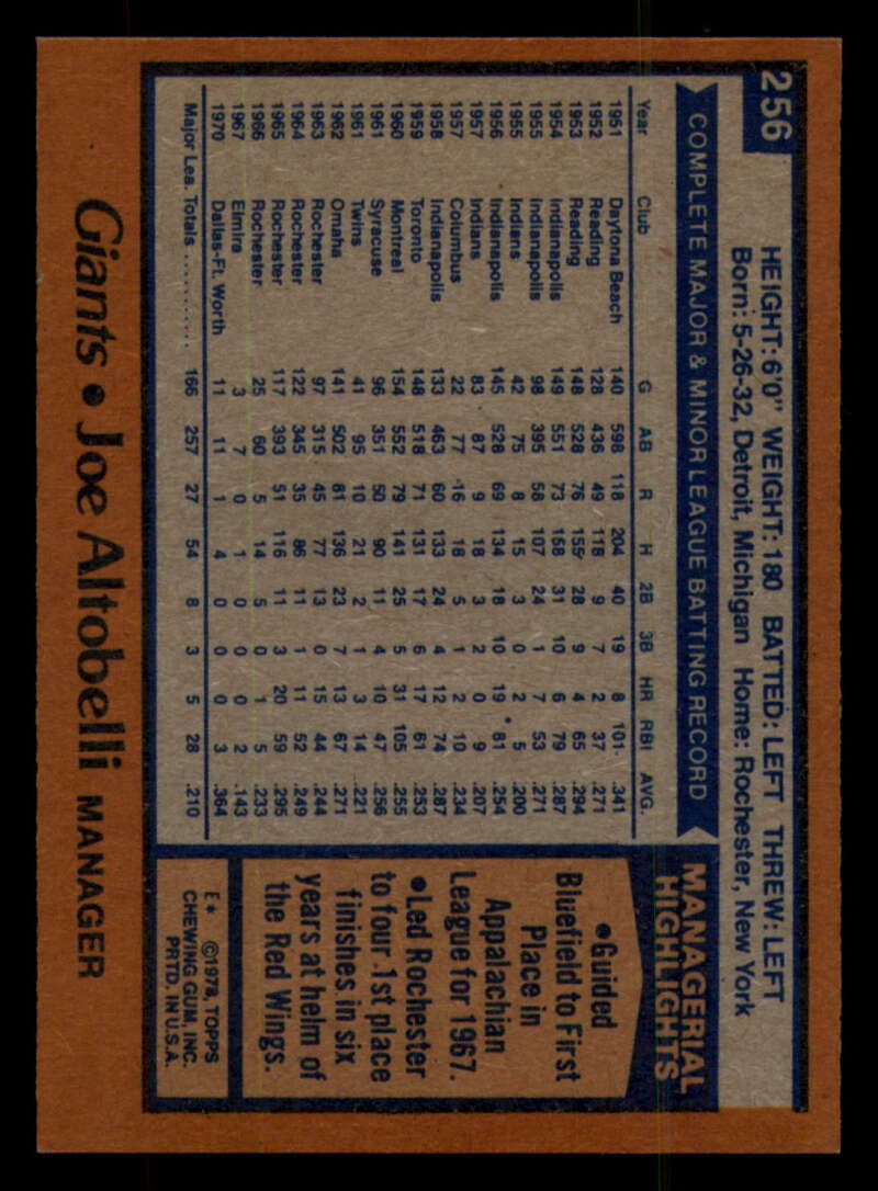 1978 Topps Baseball #216 - #265 - Complete your set - Pick your card - Picture 413 of 497