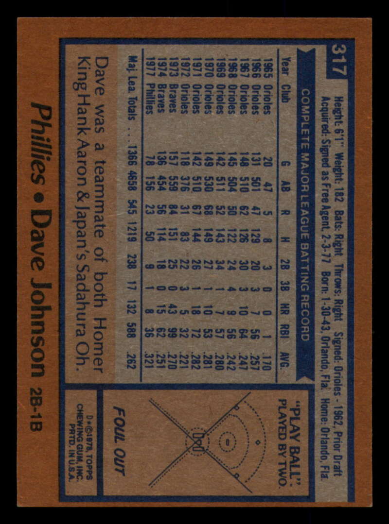 1978 Topps Baseball #316 - #365 - Complete your set - Pick your card - Picture 19 of 491