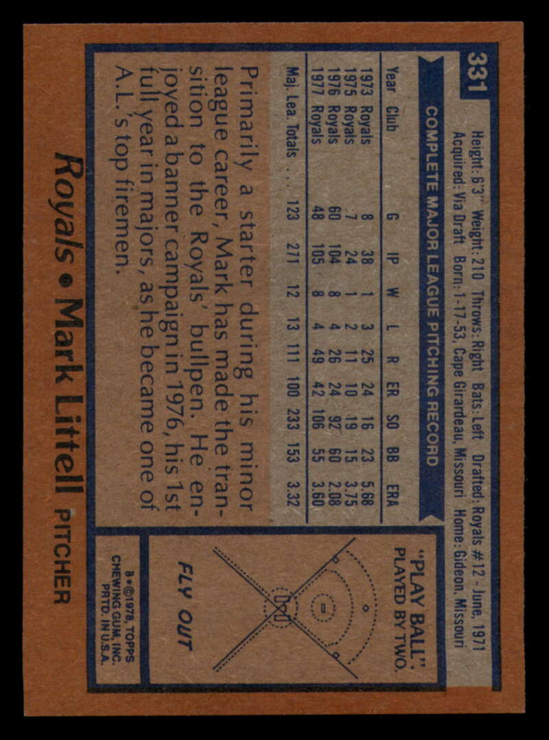 1978 Topps Baseball #316 - #365 - Complete your set - Pick your card - Picture 159 of 491