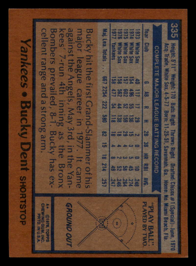 1978 Topps Baseball #316 - #365 - Complete your set - Pick your card - Picture 195 of 491