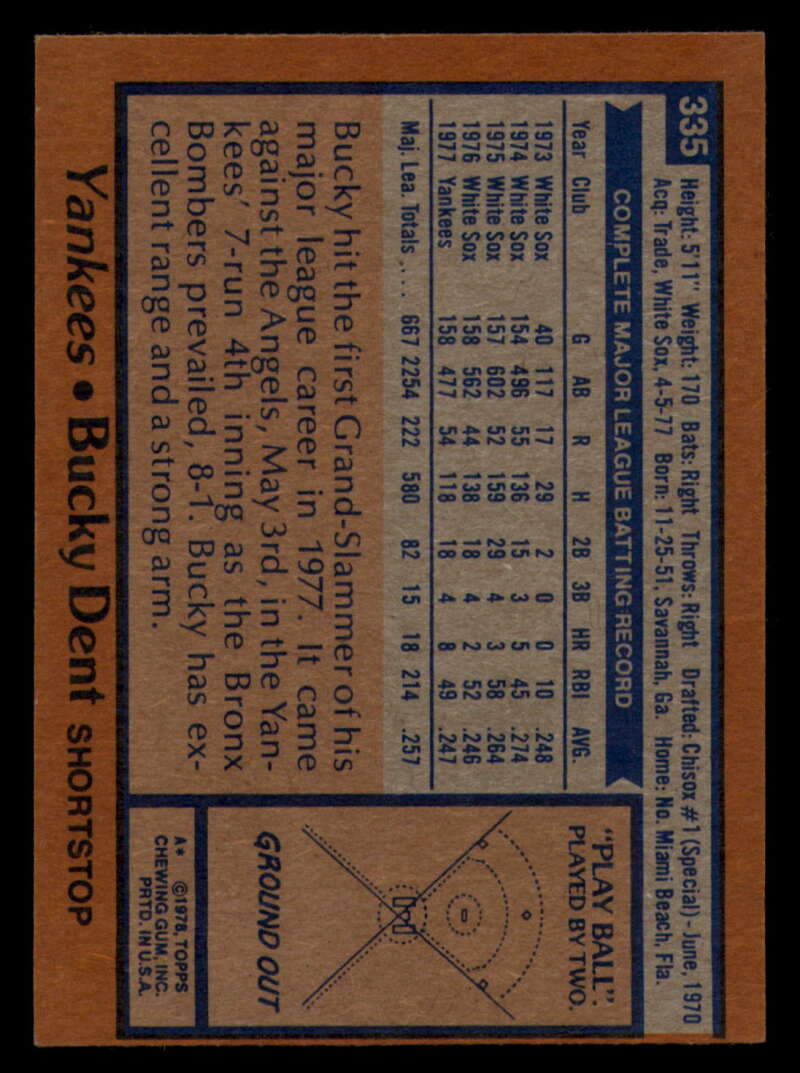 1978 Topps Baseball #316 - #365 - Complete your set - Pick your card - Picture 199 of 491