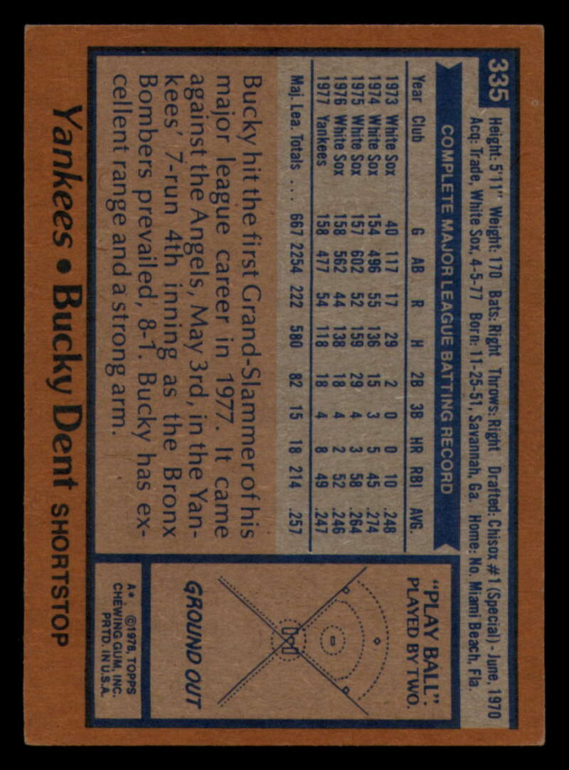 1978 Topps Baseball #316 - #365 - Complete your set - Pick your card - Picture 201 of 491