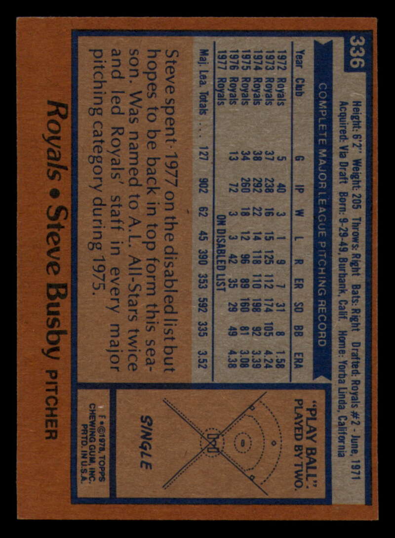 1978 Topps Baseball #316 - #365 - Complete your set - Pick your card - Picture 211 of 491