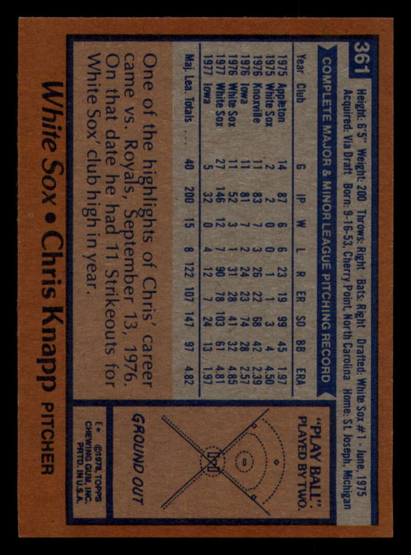 1978 Topps Baseball #316 - #365 - Complete your set - Pick your card - Picture 451 of 491
