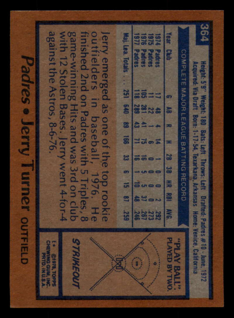 1978 Topps Baseball #316 - #365 - Complete your set - Pick your card - Picture 481 of 491