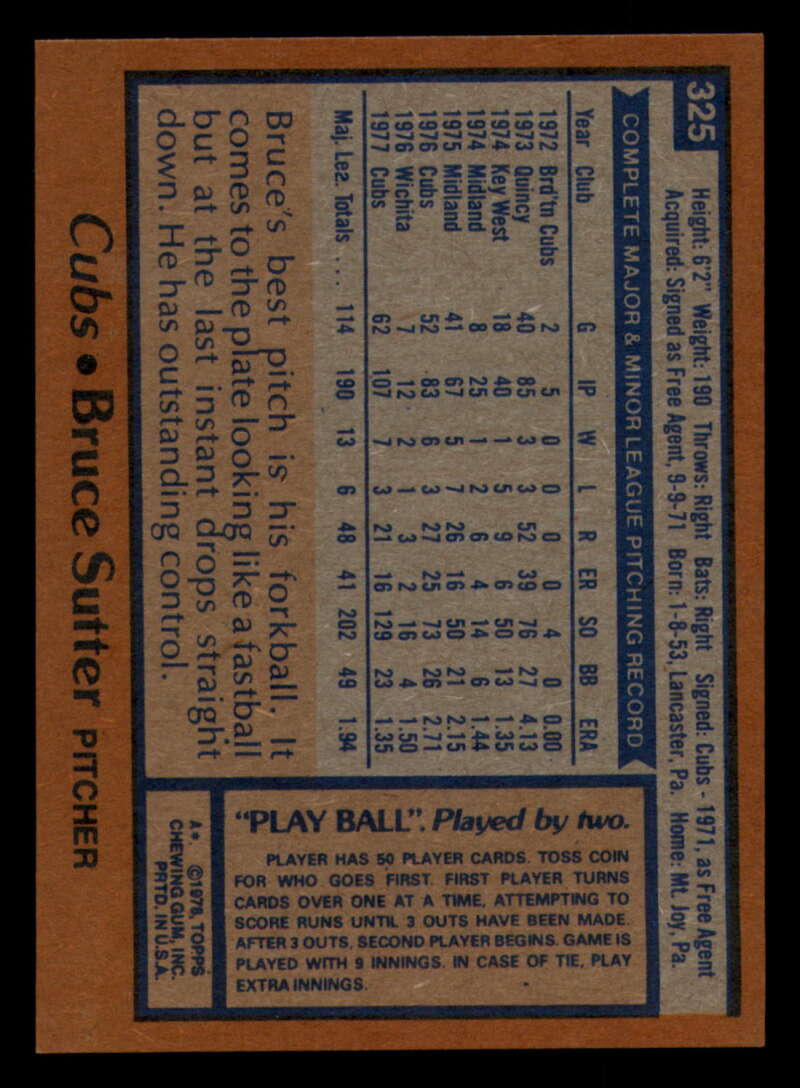 1978 Topps Baseball #316 - #365 - Complete your set - Pick your card - Picture 93 of 491