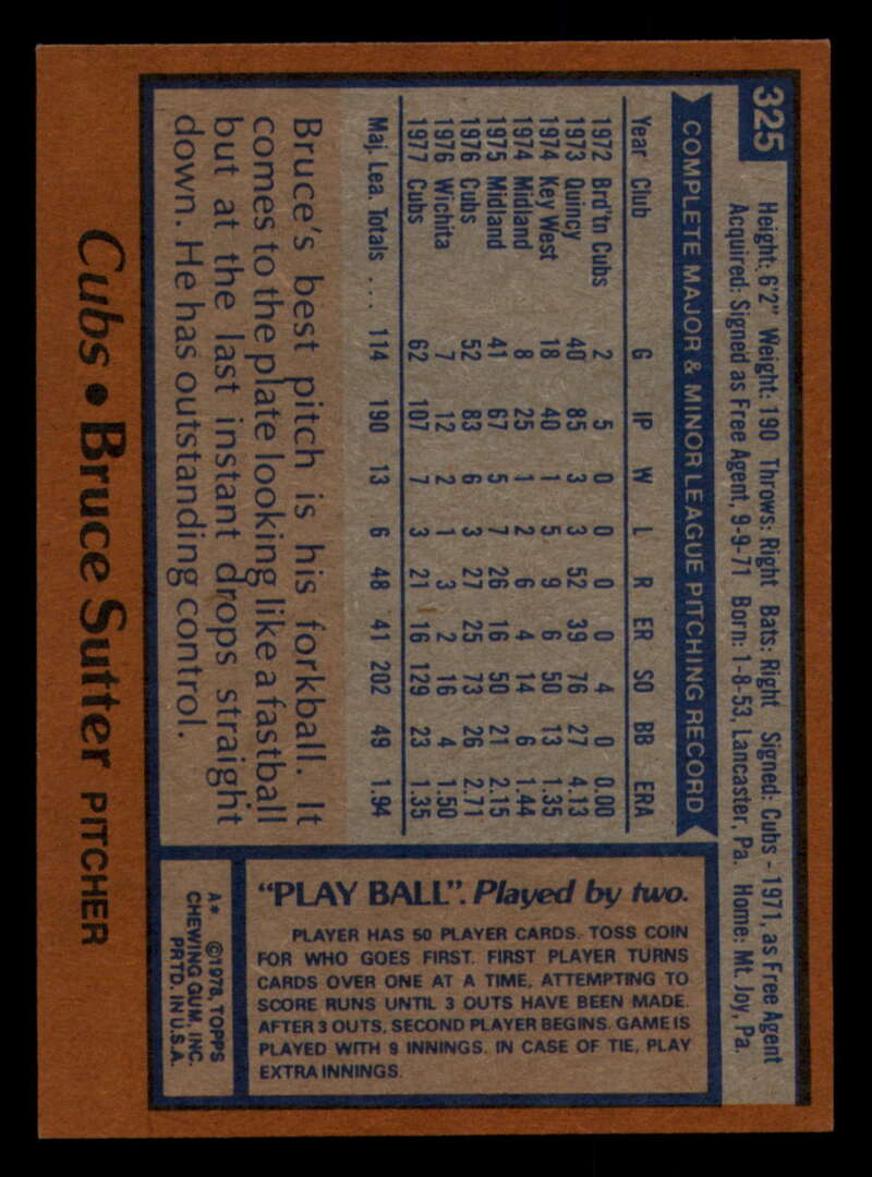 1978 Topps Baseball #316 - #365 - Complete your set - Pick your card - Picture 97 of 491