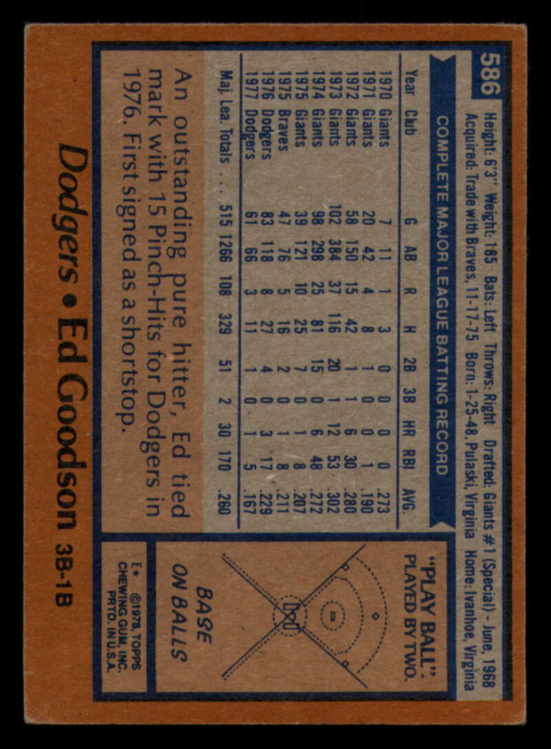 1978 Topps Baseball #571 - #625 - Complete your set - Pick your card - Picture 113 of 499