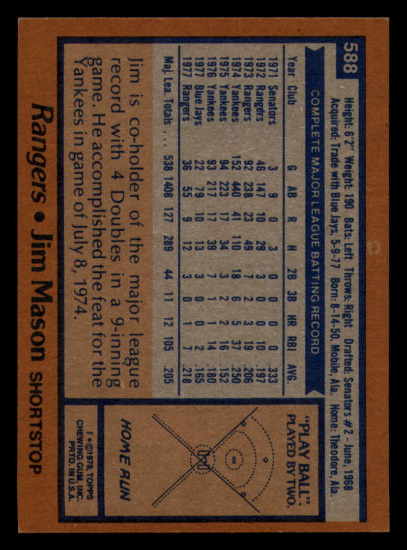 1978 Topps Baseball #571 - #625 - Complete your set - Pick your card - Picture 131 of 499