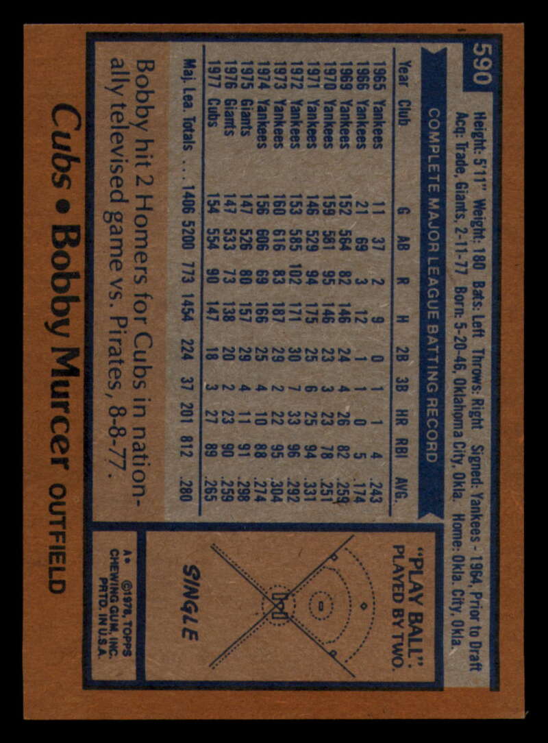 1978 Topps Baseball #571 - #625 - Complete your set - Pick your card - Picture 149 of 499