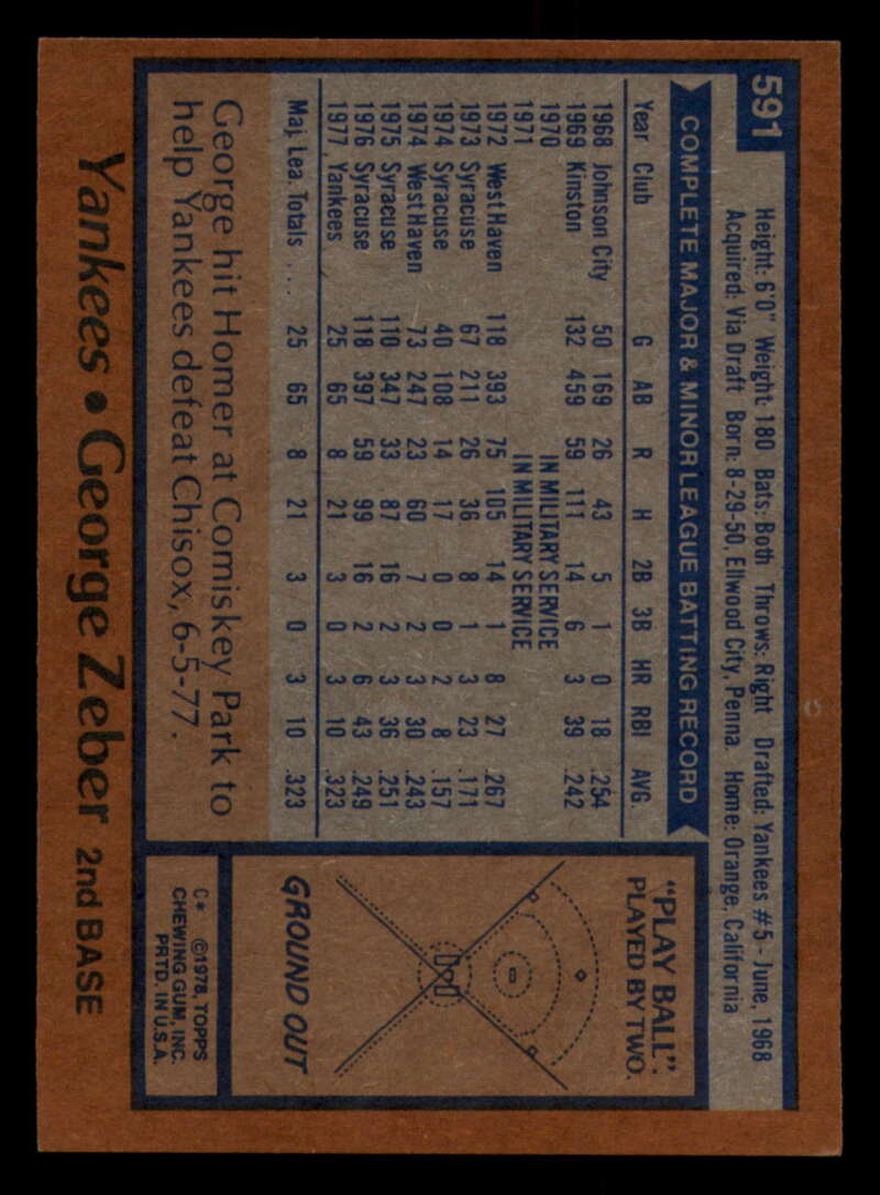 1978 Topps Baseball #571 - #625 - Complete your set - Pick your card - Picture 163 of 499