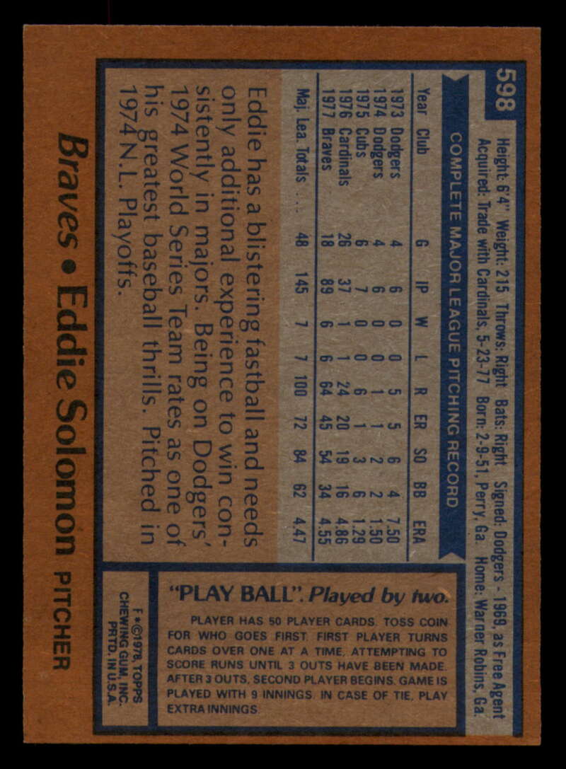 1978 Topps Baseball #571 - #625 - Complete your set - Pick your card - Picture 231 of 499