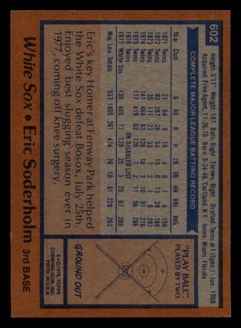 1978 Topps Baseball #571 - #625 - Complete your set - Pick your card - Picture 269 of 499