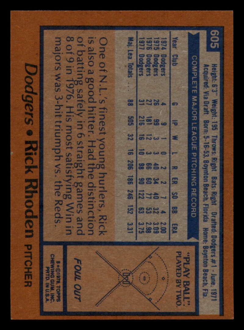 1978 Topps Baseball #571 - #625 - Complete your set - Pick your card - Picture 305 of 499