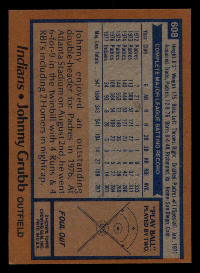 1978 Topps Baseball #571 - #625 - Complete your set - Pick your card - Picture 333 of 499