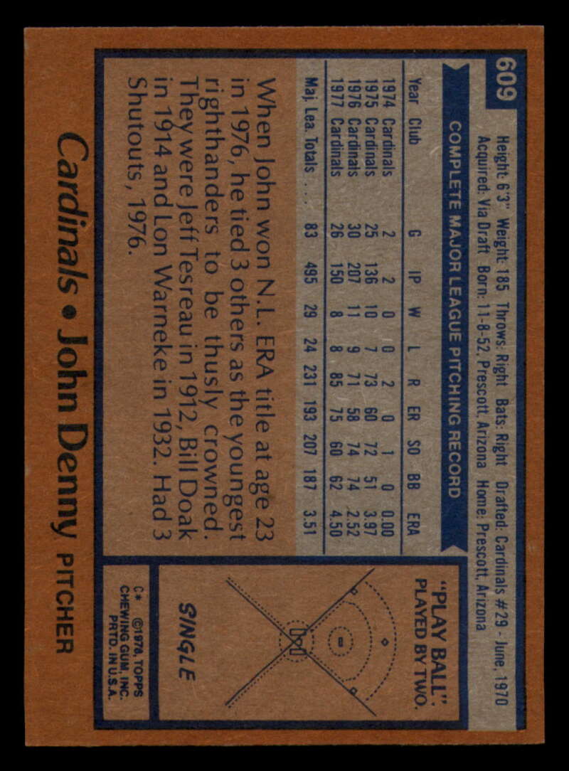 1978 Topps Baseball #571 - #625 - Complete your set - Pick your card - Picture 345 of 499