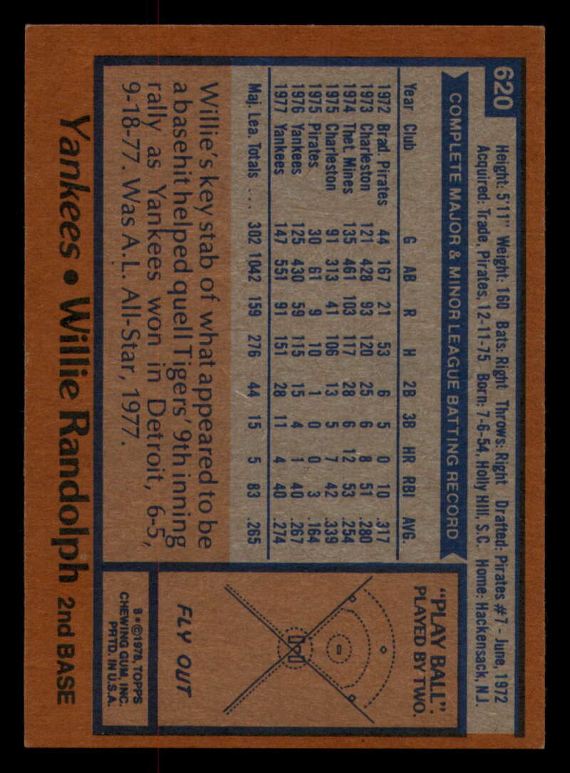 1978 Topps Baseball #571 - #625 - Complete your set - Pick your card - Picture 447 of 499