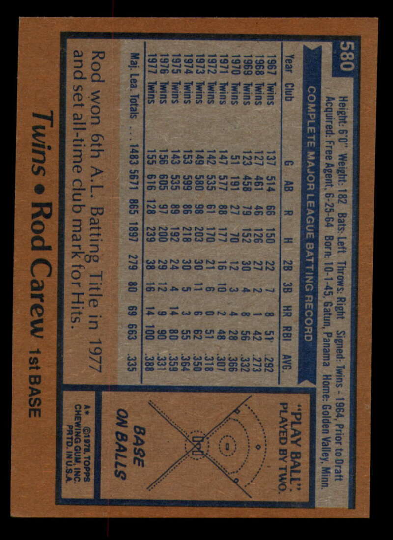 1978 Topps Baseball #571 - #625 - Complete your set - Pick your card - Picture 63 of 499