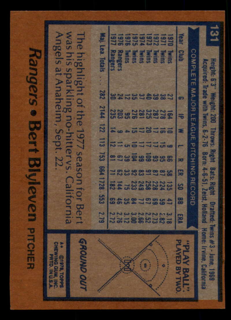 1978 Topps Baseball #111 - #160 - Complete your set - Pick your card - Picture 205 of 489